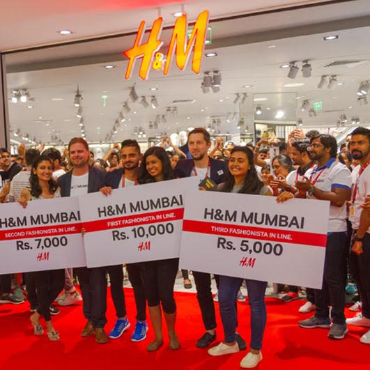 ムンバイでH&M2店舗がオープン