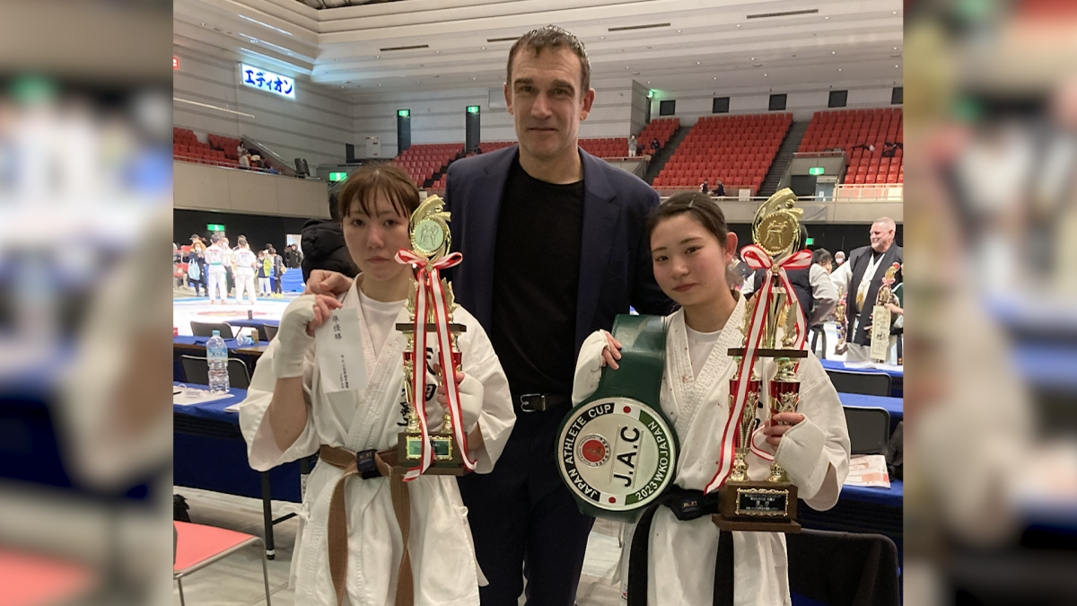 WKOジャパンアスリートカップ2023で優勝、準優勝した「天翔塾」の生徒