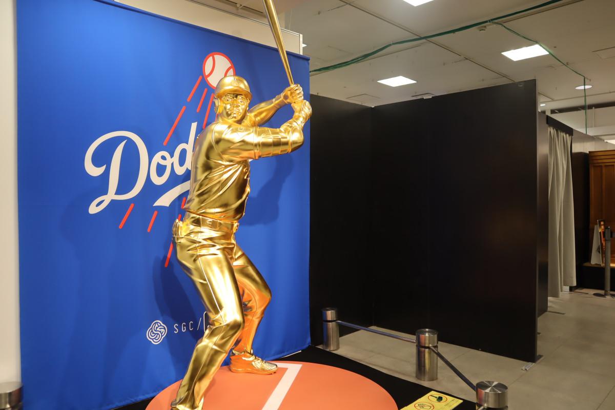 大谷選手の黄金像　©Major League Baseball trademarks and copyrights are used with permission of Major League Baseball.Visit MLB.com/©：MLB/Getty Images, Getty Images