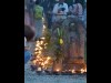 奈良・元興寺で地蔵会万灯供養 石仏が灯明に照らされ幻想的に