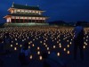 「平城京天平祭」開幕 1万本のろうそくで平城宮跡彩る、光のオブジェ展示も