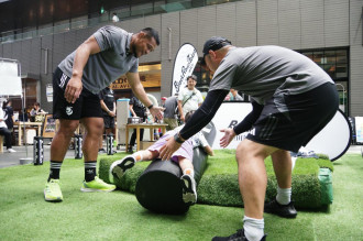 二子玉川ライズで「ブラックラムズ東京」夏休みイベント　選手との交流会も
