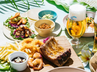 二子玉川ライズにビアテラス　今年もテーマは「ハワイ」、例年より会期延長で