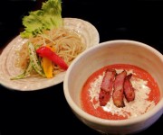 小田原のつけ麺店が「トマトつけ麺」−夏限定さっぱり・パスタ感覚の味