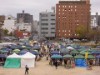 岡山・下石井公園で「有機マーケット」-69店出店、3・11献花台も