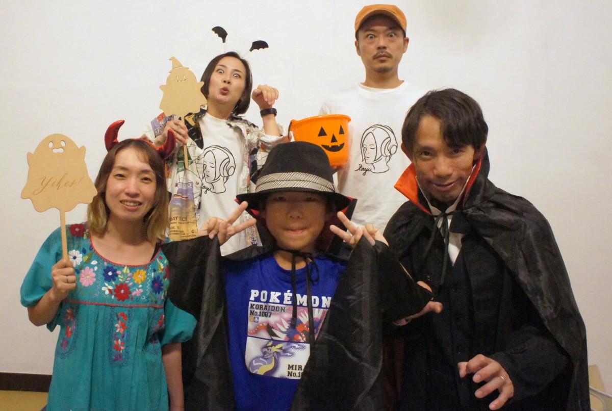 安土駅前でハロウィーンイベントが開催される