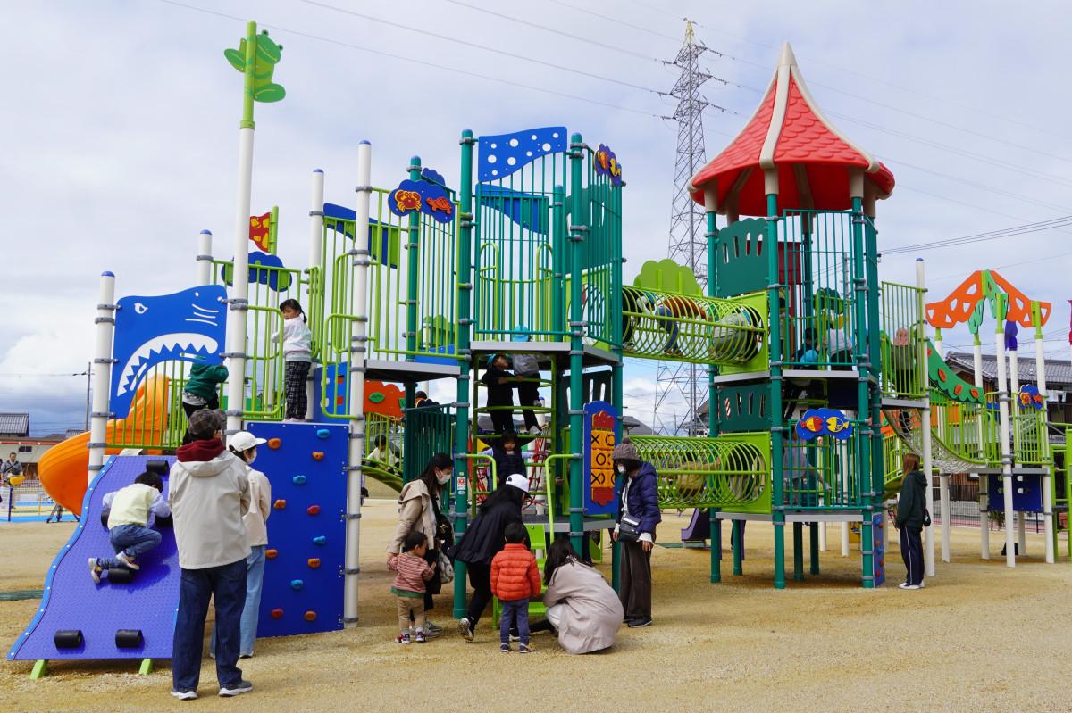 リニューアルオープン時には多くの子どもたちが来園した