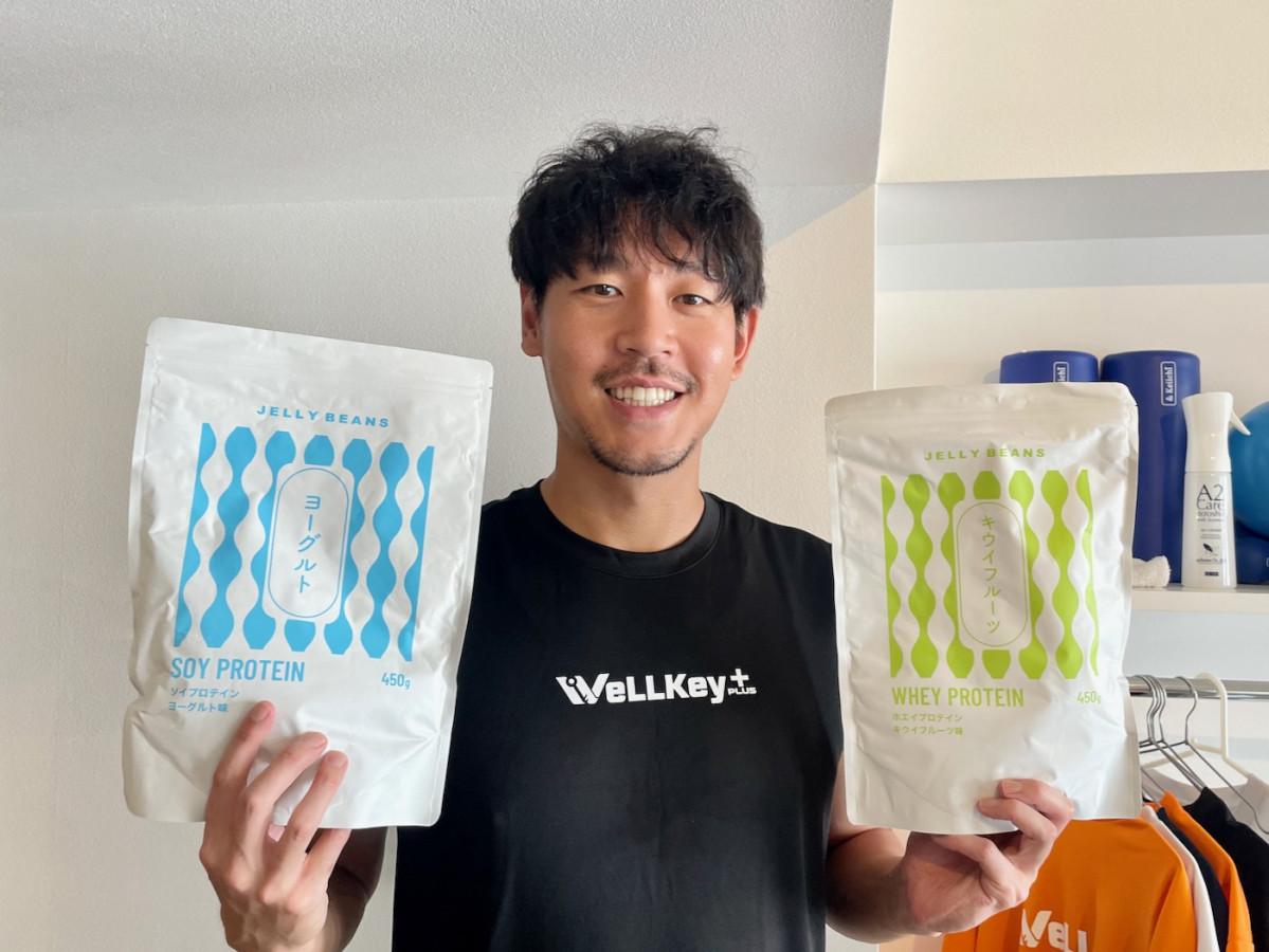 オリジナルプロテイを持つ長谷川惠一さん