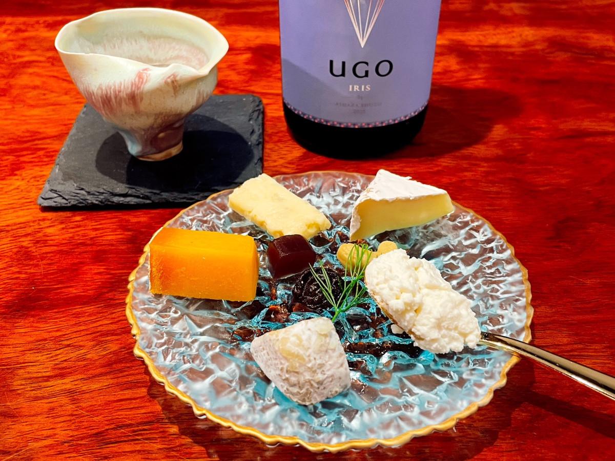 日本酒(完売)とチーズ盛り合わせ