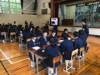 気仙沼唐桑中で年賀状デザイン教室 今年は染料づくりも