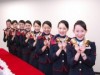 札幌のホテルでハンドベル演奏会 JAL客室乗務員がクリスマスソング