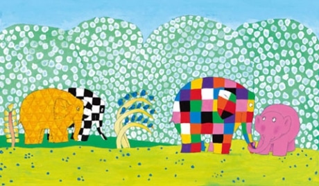 渋谷で絵本キャラクター「ぞうのエルマー」企画展。貴重な原画作品など展示&copy; 2006 David McKee