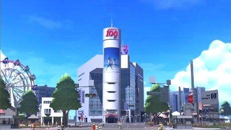 「meet-me」イメージ。SHIBUYA109などのランドマークも忠実に再現。今後は東京以外のエリアも再現予定