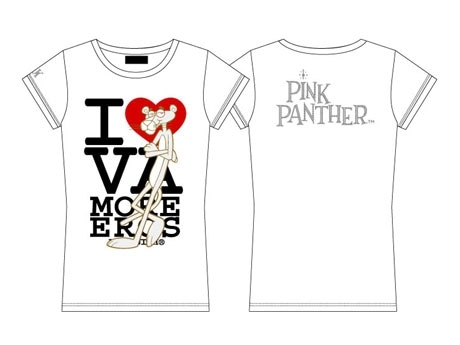 商品イメージ（写真＝人気ブランド「ヴァンキッシュ」とのコラボTシャツ）THE PINK PANTHER TM &&copy;1964-2007 Metro-Goldwyn-Mayer Studios Inc. All
Rights Reserved.