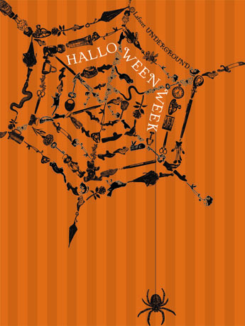 「アンダーグラウンド」フロアは会期中、ハロウィーン調の飾り付けも行うという