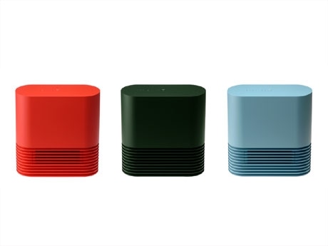 12月に発売される新製品「Heater（ヒーター）」（15,750円）。色はディープグリーンなど3色を展開