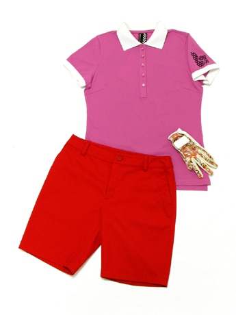 「SOUNDS GOOD GOLF」（写真＝ポロシャツ、パンツ、グローブ、2月末に発売）