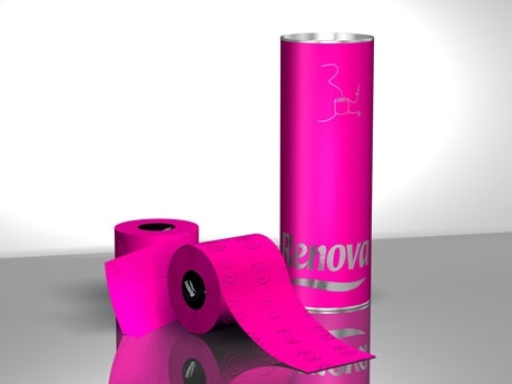 Renovaトイレットロールの新色「フーシャ」（イメージ）