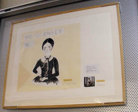 店内で展示中の小林エリカさん最新作品群「わたしとエミリー」より &copy;Erika Kobayashi