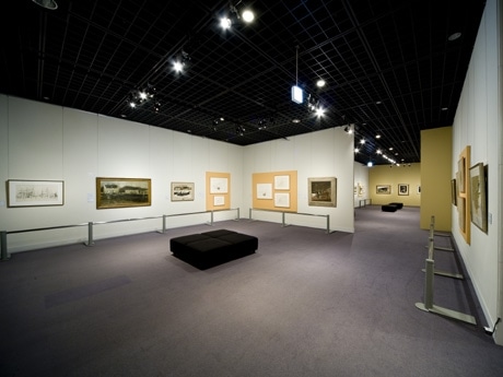 企画展「アンドリュー・ワイエス　−創造への道程（みち）」の会場風景