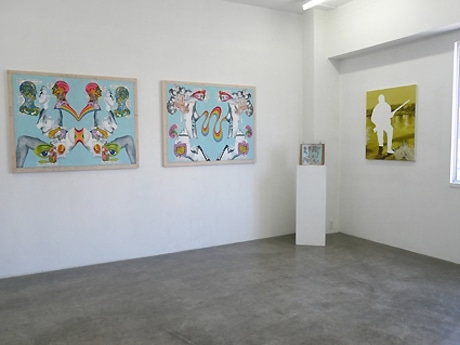 約3年半ぶりの個展となる同展では、視覚のトリックを利用した新作を展示（写真＝会場風景）