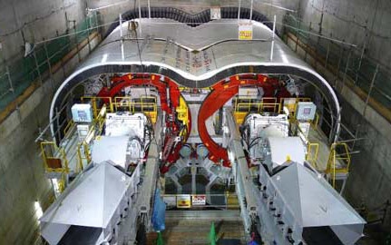 渋谷〜代官山駅間で掘削を行うシールドマシン