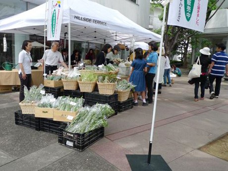 「Daikanyama Organic Market」第1回目の様子。今月は「食と子ども」をテーマにイベントも