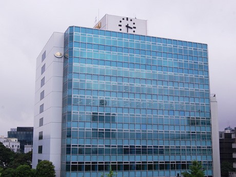「キリン原宿本社ビル」（外観）。本社機能を集約し、グループ経営体制を強化