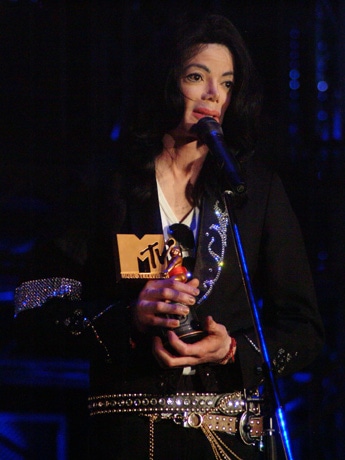 「MTV VIDEO MUSIC AWARDS JAPAN 2006」出演時のマイケル・ジャクソンさん（写真提供＝MTV JAPAN）