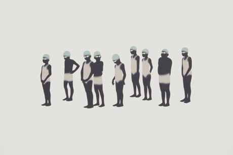 「日常の何気ないモチーフをユニークな感性で描く」（フクダ画廊）期待の若手・国本泰英さんのアクリル画「untitled」（2009年）