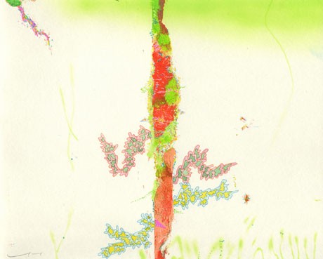 アート集団「SWAMP」展。第1弾では、山根さんの新作ペインティングを紹介する&copy;YAMANE Yasuhiro, "Hare"