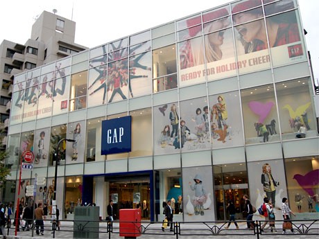 今月7日にオープンが迫った「GAPフラッグシップ原宿」。写真=外観