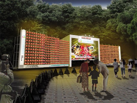 原宿・表参道エリアで「とことん青森 in 原宿表参道」開催へ。写真＝明治神宮で展示するねぶたのイメージ