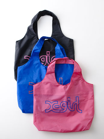 「mini」からインスパイアしたX-girlのエコバッグ「MN ECO BAG」（2,310円）