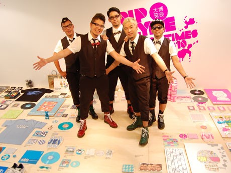 来場したRIP SLYMEのメンバーたち。前列左がRYO-Zさん、同右がILMALIさん