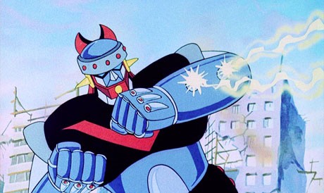 メカデザインでは、日本の巨大ロボットアニメの先駆け「マジンガーZ」との類似点も指摘される &copy;1976 Robot Taekwon V Co., Ltd. All Rights Reserved.