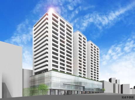 建て替え後の「美竹ビルマンション」外観イメージ