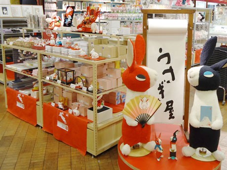 干支にちなみ「ウサギ」グッズがずらりと並ぶ渋谷ロフト「うさぎ屋」