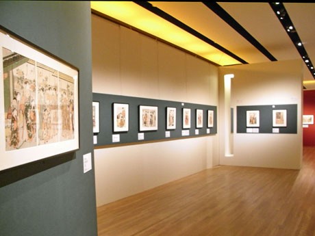 鳥居清長、喜多川歌麿、東洲斎写楽の3人を中心とした作品137点を展示している