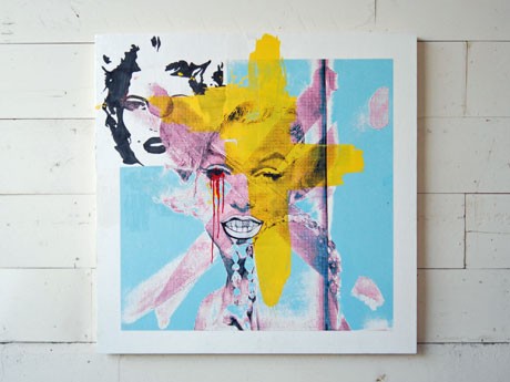 「CRAZY MONROE」（＝写真）などの代表作や新作など23点を展示する