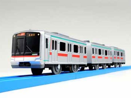 東急線車両では初のオリジナル商品となる「東急電鉄 5000系 田園都市線」&copy;TOMY