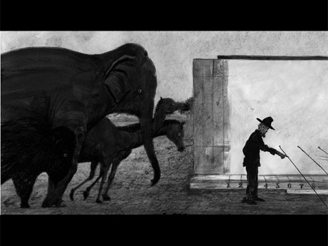 「マイブリッジの糸」より&copy;2011 National Film Board of Canada / NHK / Polygon Pictures
