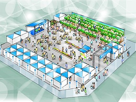 会場では約270本のミカンの木を用意する果樹園や物産展ゾーン、ステージなどを展開する。写真はイメージ