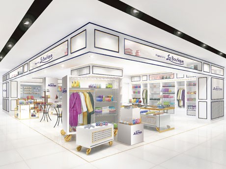 「フランフラン ラ・ブティック渋谷パルコ店」のイメージ。ケア商品や服飾雑貨を新たに取り扱う