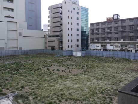 「宮下町アパート」跡地。地下2階・地上18階建ての建物を建設予定