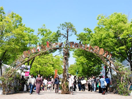 昨年の「アースデイ東京」の会場の様子