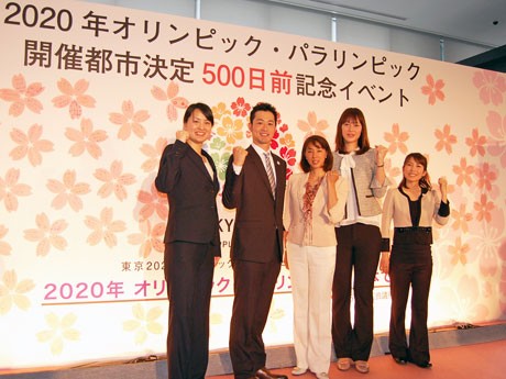 （左から）イベントに参加した柴田亜衣さん、宮下純一さん、小谷実可子さん、大山加奈さん、勅使川原郁恵さん