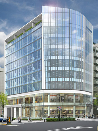 1階・2階に「フランフラン ラウンジ」が出店する「スプライン青山東急」の完成イメージ