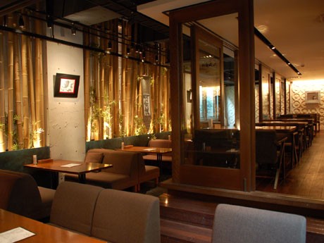 イタリアンレストラン「THE KITCHEN so-sho」の店内