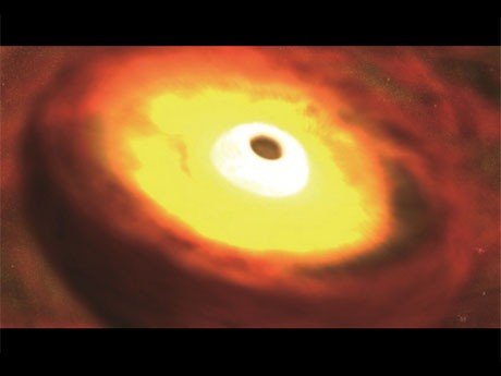 「宇宙 未知への大紀行〜ブラックホールに挑む〜 プラネタリウム版」より&copy;NHK&copy;渋谷区／NEP
